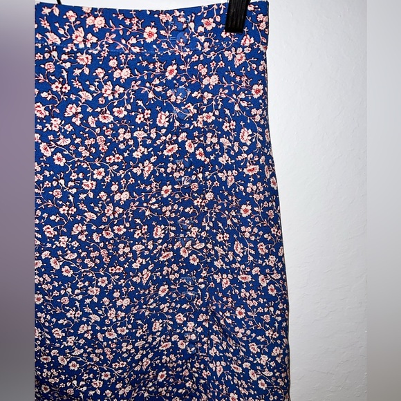 Madewell Porch Side-Button Mini Skirt in Summer Vines Size 8 - Picture 4 of 7